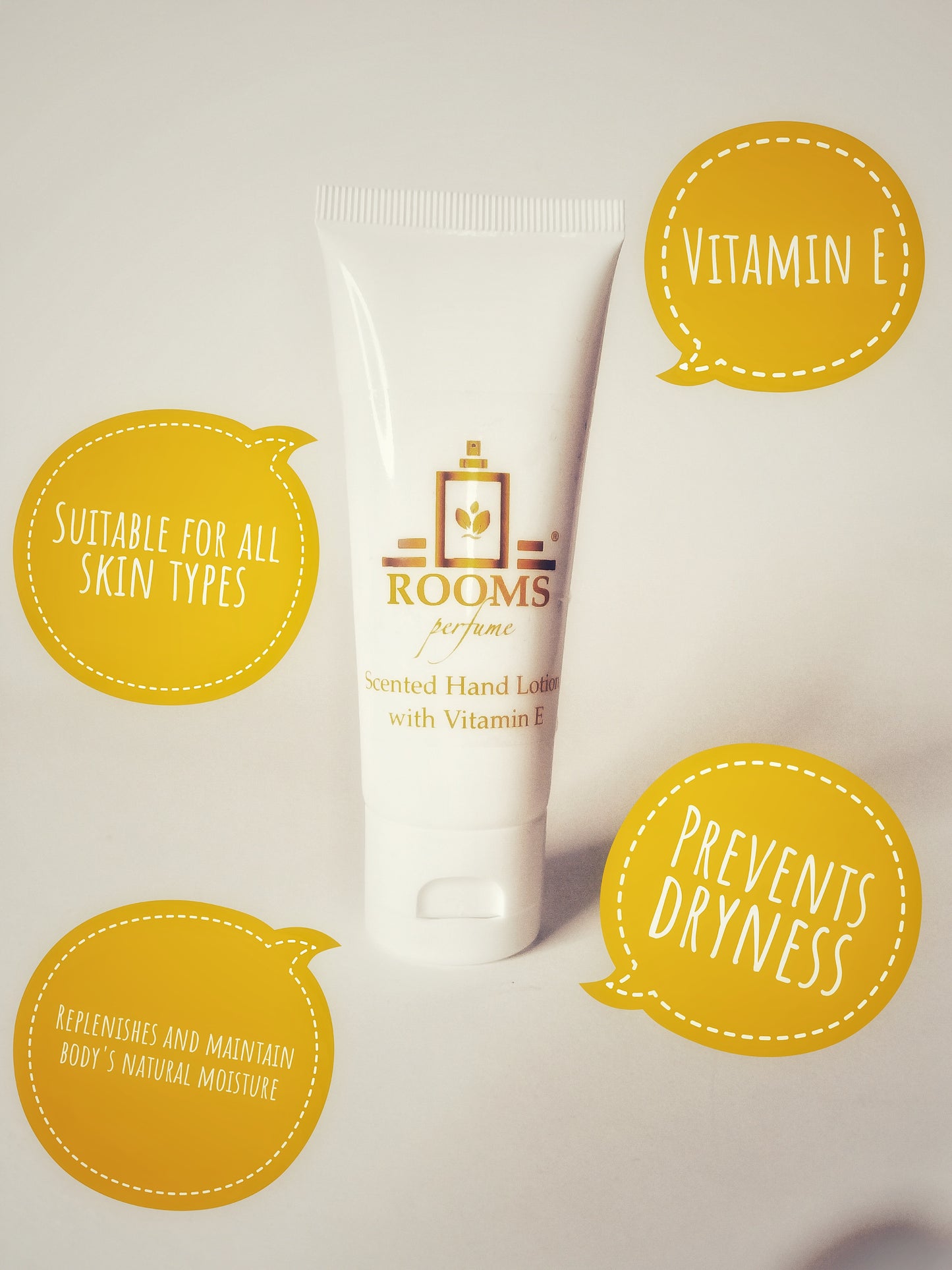 Rooms Perfume Scented Hand Cream with Vitamin E for Soft Hands